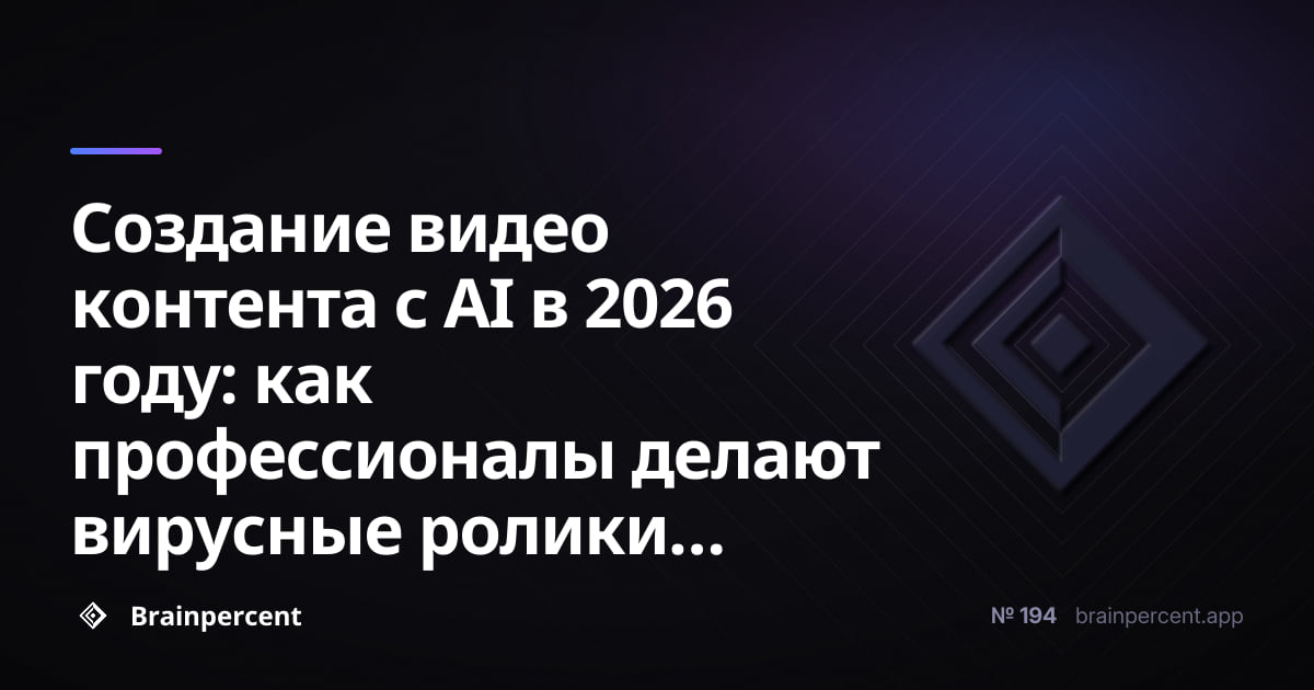 Featured image for: Создание видео контента с AI в 2026 году: как профессионалы делают вирусные ролики без студии и огромного бюджета