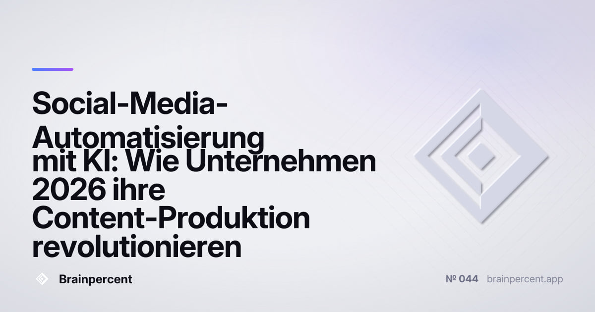 Featured image for: Social-Media-Automatisierung mit KI: Wie Unternehmen 2026 ihre Content-Produktion revolutionieren
