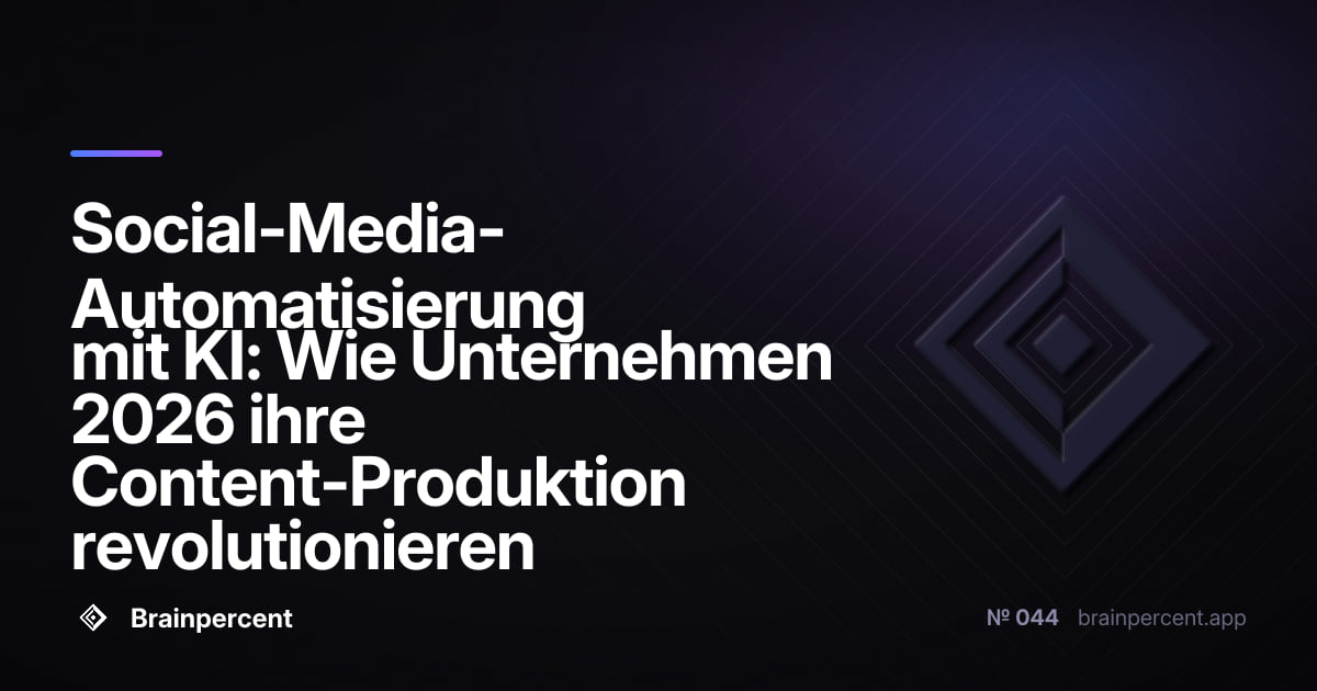 Featured image for: Social-Media-Automatisierung mit KI: Wie Unternehmen 2026 ihre Content-Produktion revolutionieren