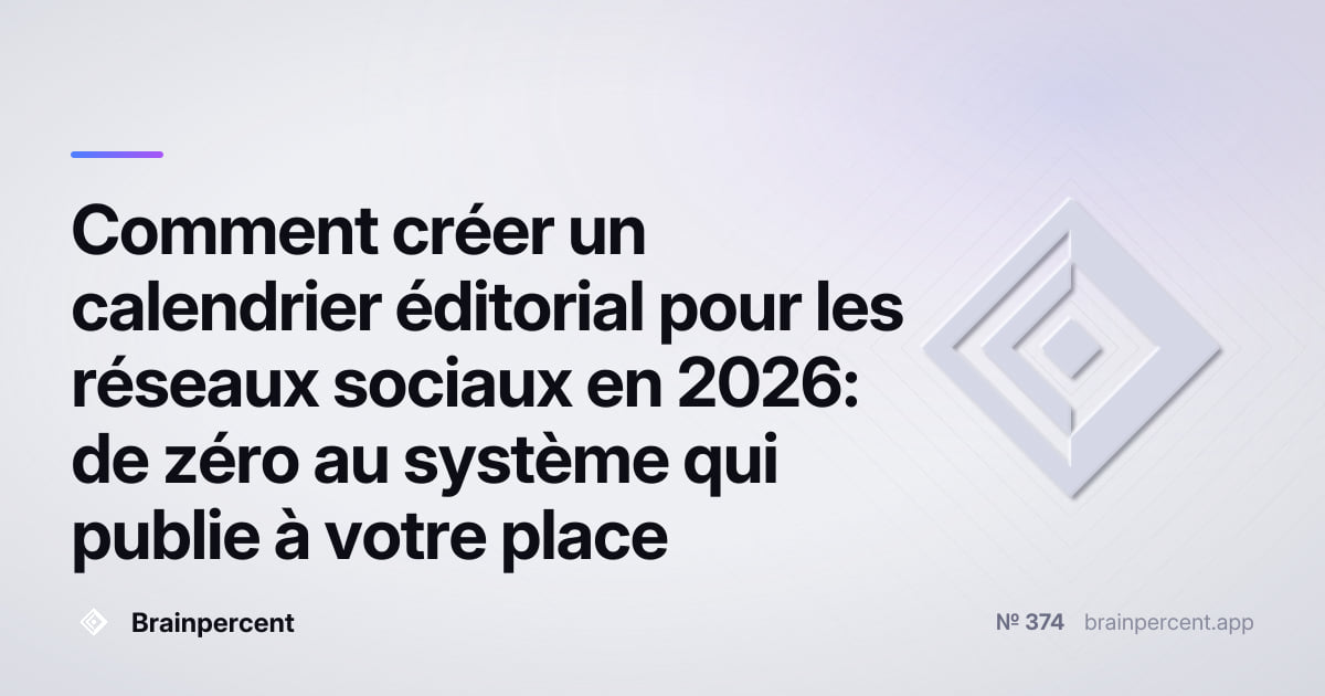 Featured image for: Comment créer un calendrier éditorial pour les réseaux sociaux en 2026: de zéro au système qui publie à votre place