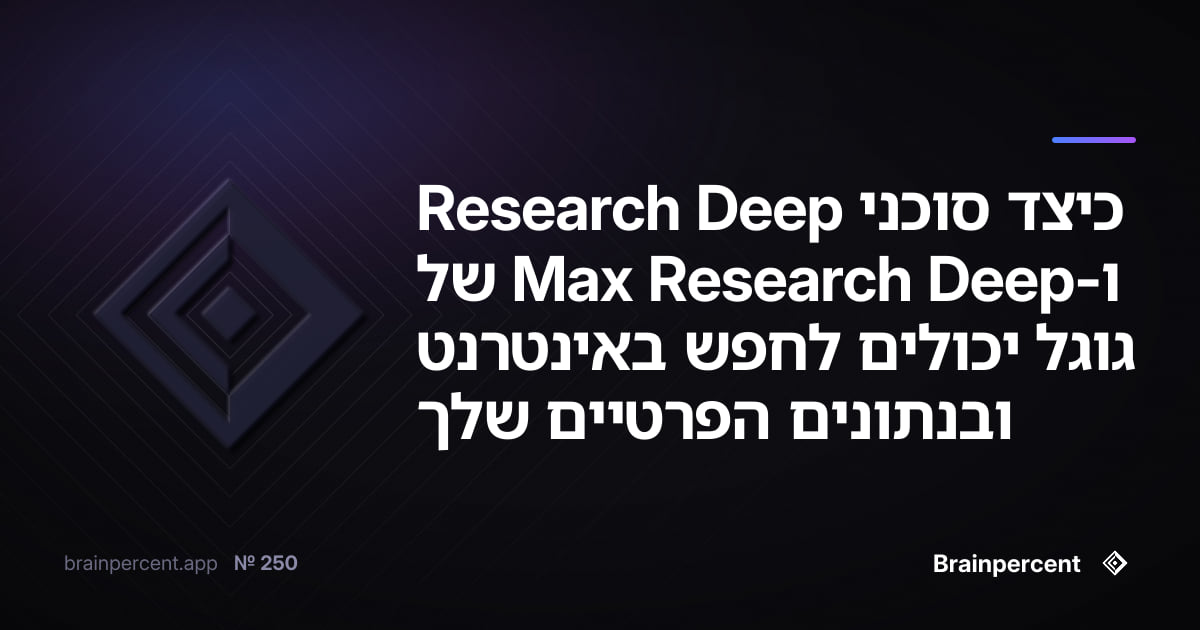 Featured image for: כיצד סוכני Deep Research ו-Deep Research Max של גוגל יכולים לחפש באינטרנט ובנתונים הפרטיים שלך — ומה זה אומר עבורך כמנהל שיווק