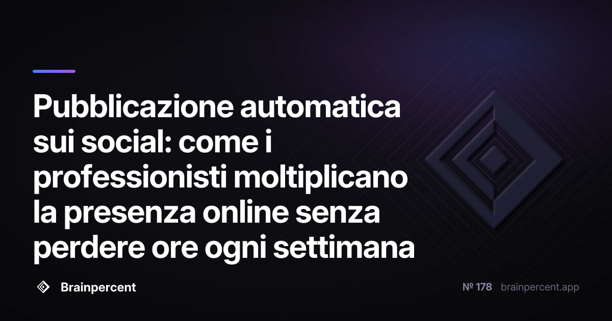 Pubblicazione automatica sui social: come i professionisti moltiplicano la presenza online senza perdere ore ogni settimana