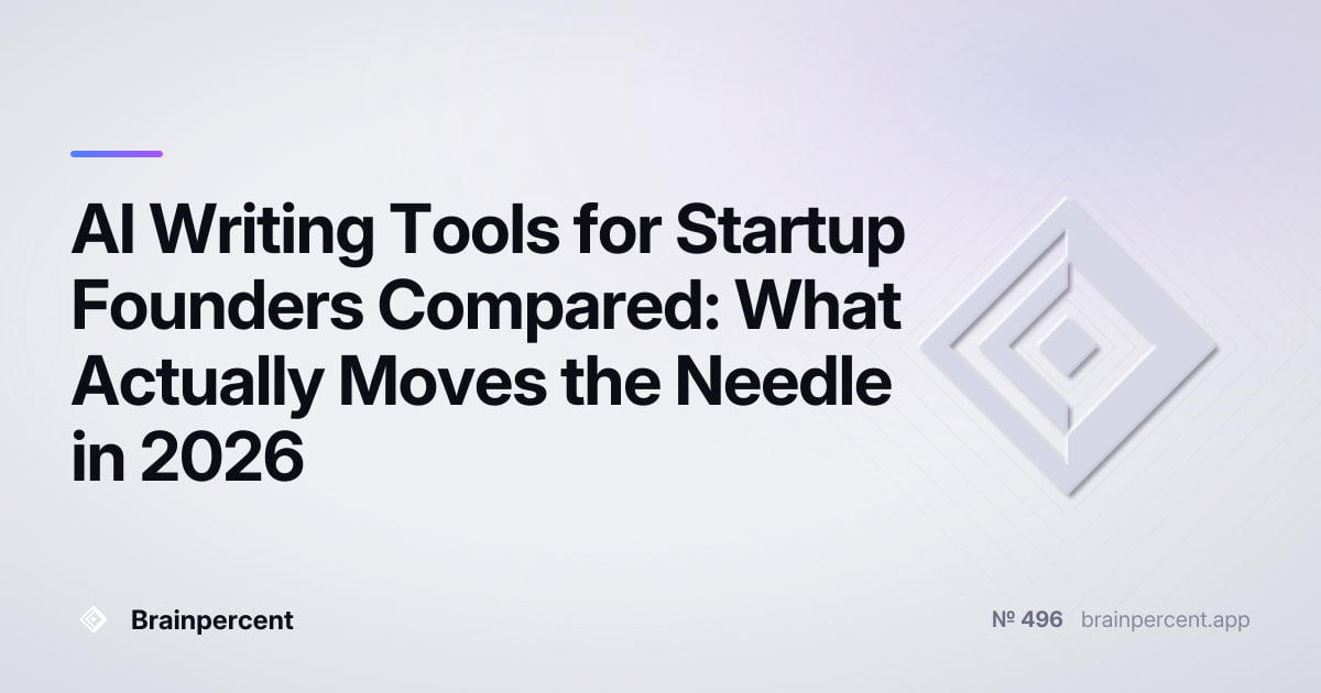Featured image for: AI Writing Tools for Startup Founders Compared: What Actually Moves the Needle in 2026
