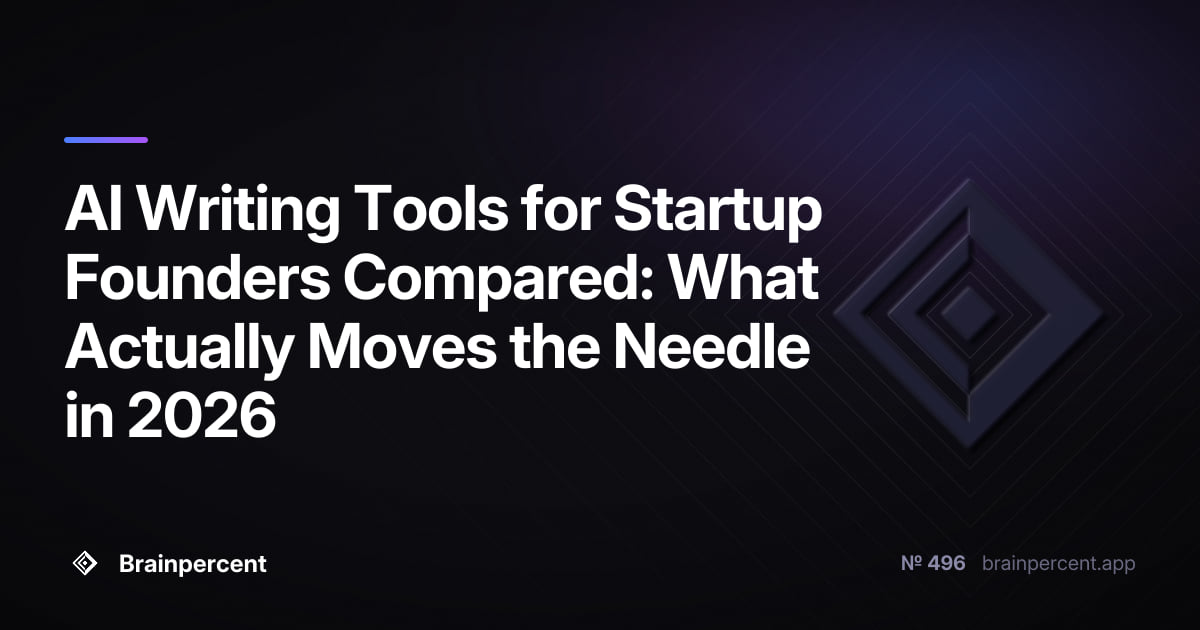 Featured image for: AI Writing Tools for Startup Founders Compared: What Actually Moves the Needle in 2026