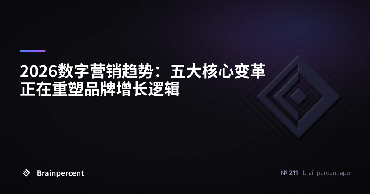 Featured image for: 2026数字营销趋势:五大核心变革正在重塑品牌增长逻辑