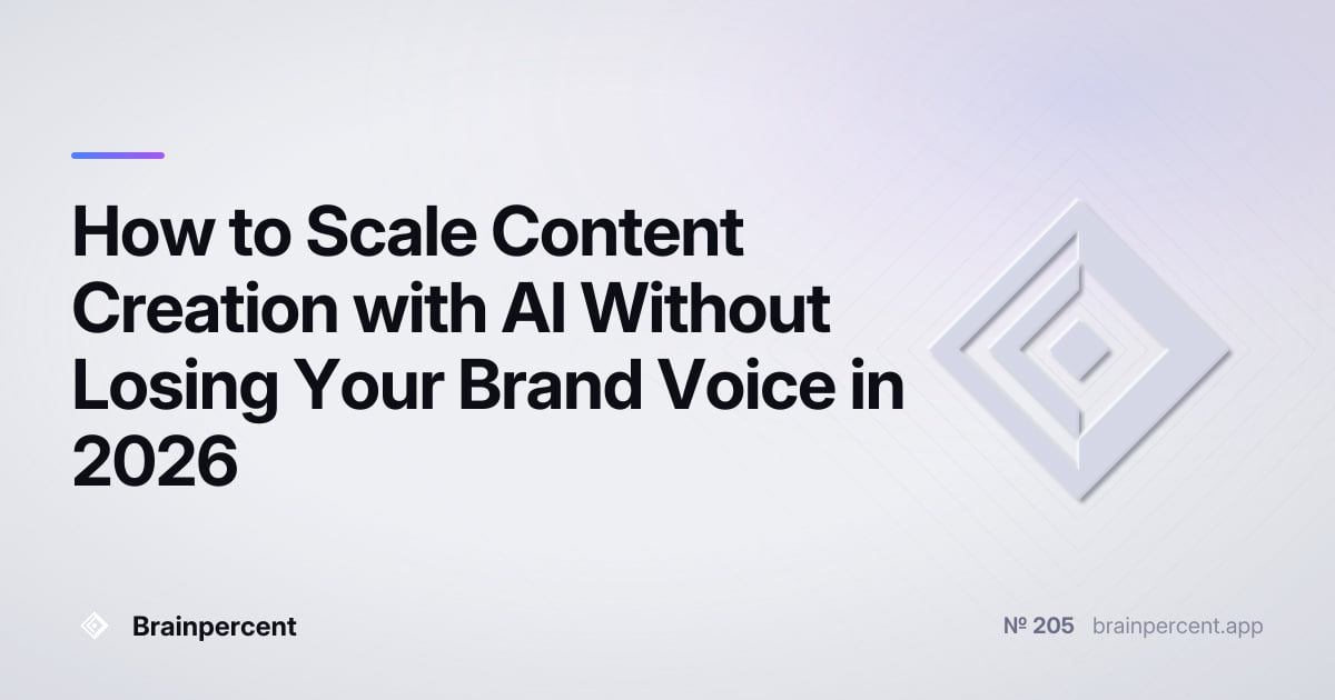 Featured image for: How to Scale Content Creation with AI Without Losing Your Brand Voice in 2026