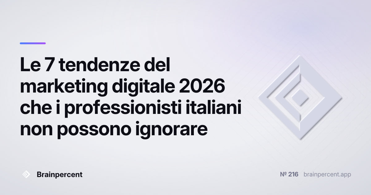 Featured image for: Le 7 tendenze del marketing digitale 2026 che i professionisti italiani non possono ignorare