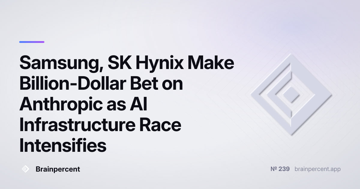 Featured image for: Samsung, SK Hynix Make Billion-Dollar Bet on Anthropic as AI Infrastructure Race Intensifies