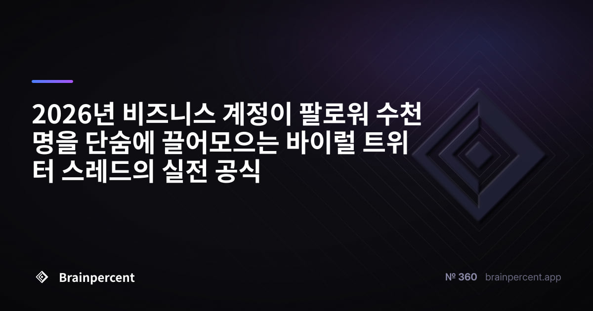 2026년 비즈니스 계정이 팔로워 수천 명을 단숨에 끌어모으는 바이럴 트위터 스레드의 실전 공식
