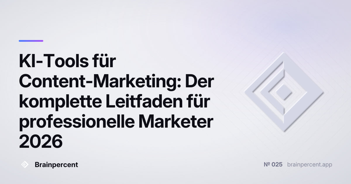 Featured image for: KI-Tools für Content-Marketing: Der komplette Leitfaden für professionelle Marketer 2026