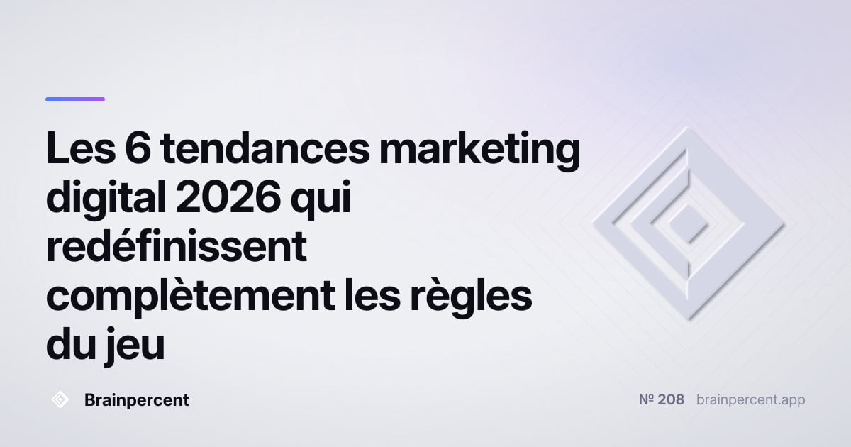 Featured image for: Les 6 tendances marketing digital 2026 qui redéfinissent complètement les règles du jeu