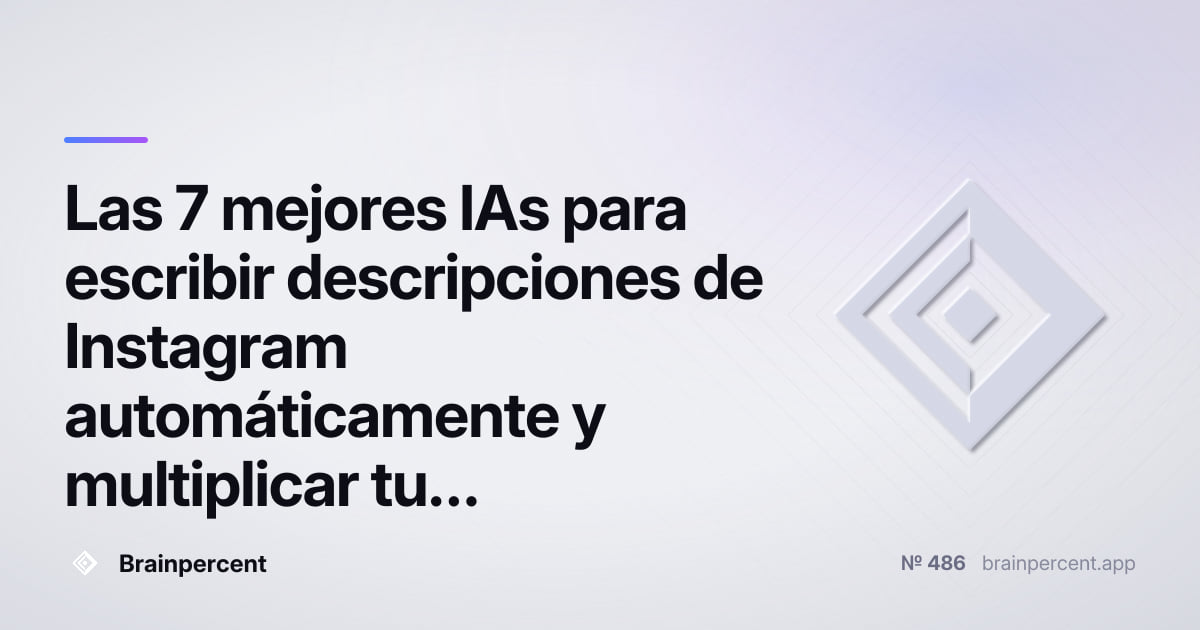 Featured image for: Las 7 mejores IAs para escribir descripciones de Instagram automáticamente y multiplicar tu engagement en 2026