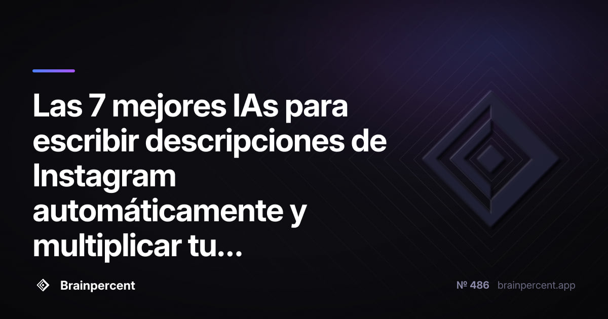 Featured image for: Las 7 mejores IAs para escribir descripciones de Instagram automáticamente y multiplicar tu engagement en 2026