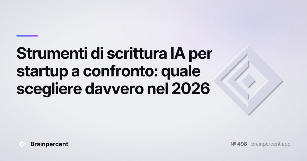 Featured image for: Strumenti di scrittura IA per startup a confronto: quale scegliere davvero nel 2026