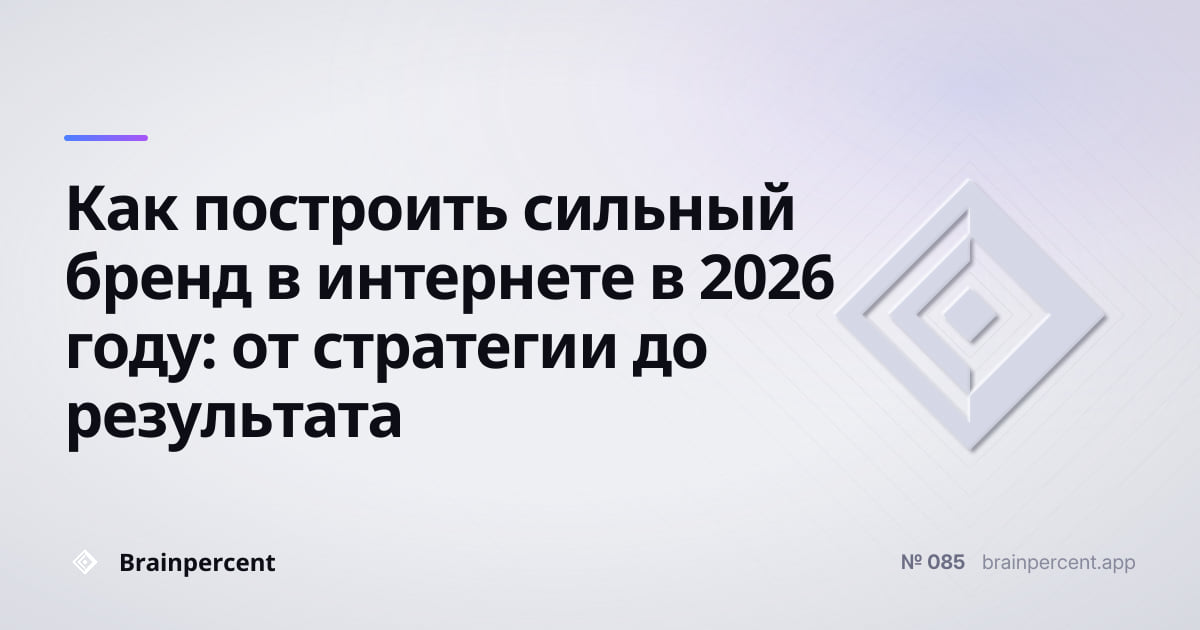 Featured image for: Как построить сильный бренд в интернете в 2026 году: от стратегии до результата