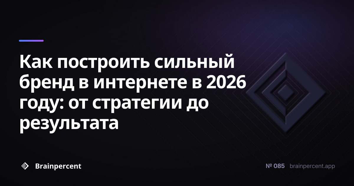 Featured image for: Как построить сильный бренд в интернете в 2026 году: от стратегии до результата