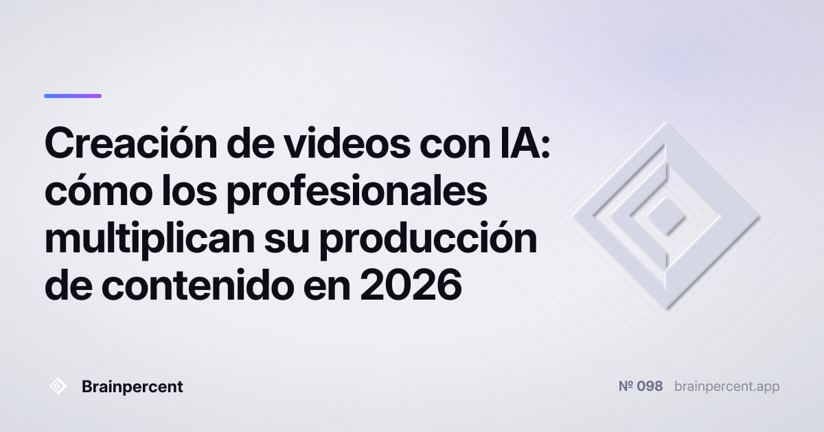 Featured image for: Creación de videos con IA: cómo los profesionales multiplican su producción de contenido en 2026