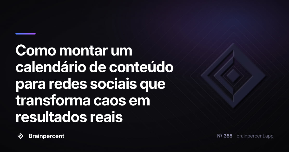 Featured image for: Como montar um calendário de conteúdo para redes sociais que transforma caos em resultados reais