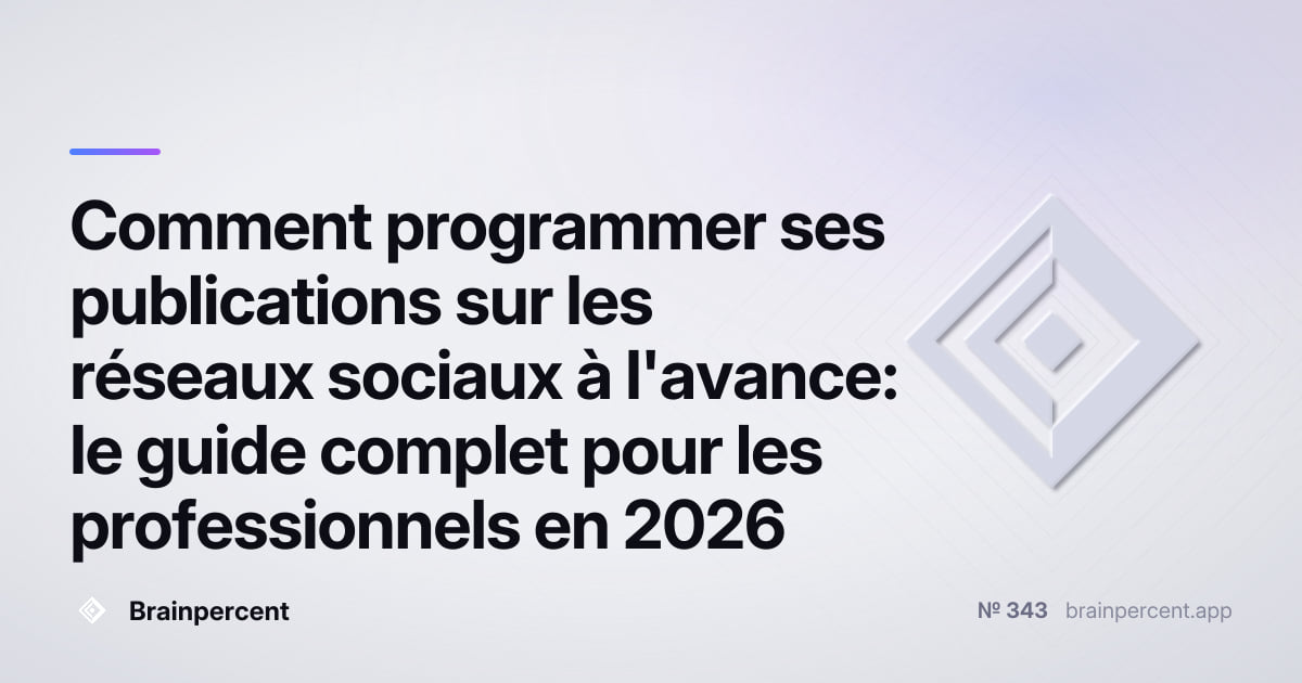 Featured image for: Comment programmer ses publications sur les réseaux sociaux à l'avance: le guide complet pour les professionnels en 2026