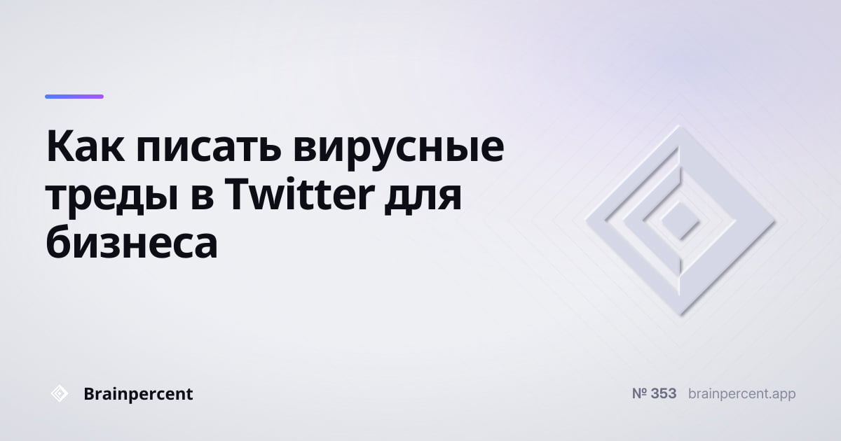 Featured image for: Как писать вирусные треды в Twitter для бизнеса: пошаговая система от первого твита до реального охвата