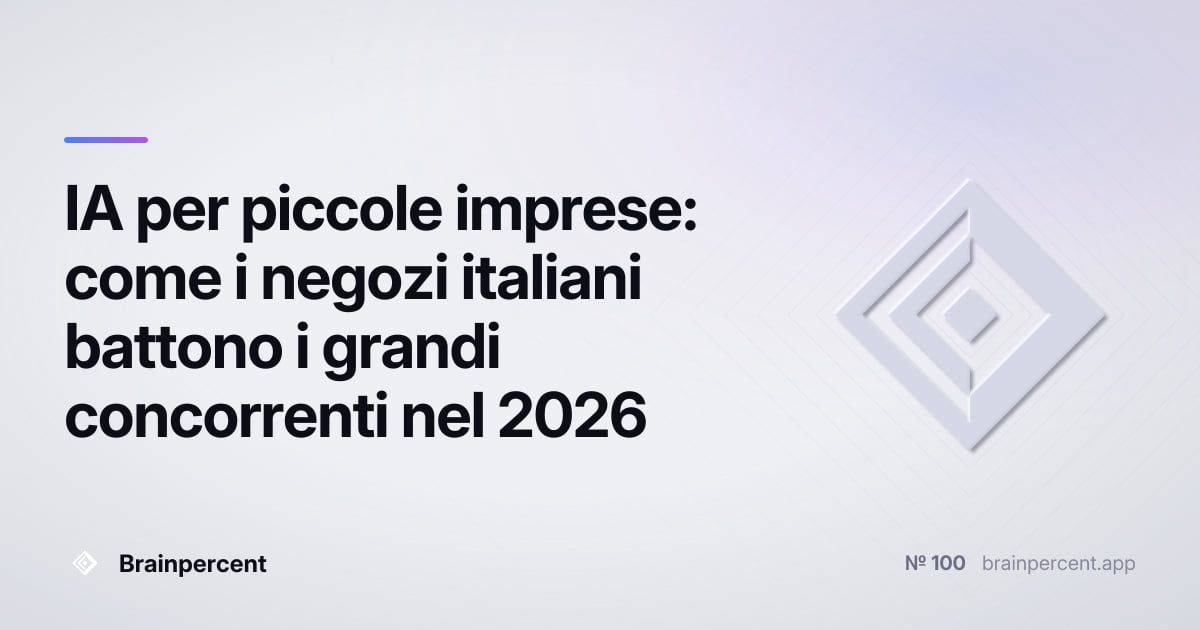 Featured image for: IA per piccole imprese: come i negozi italiani battono i grandi concorrenti nel 2026