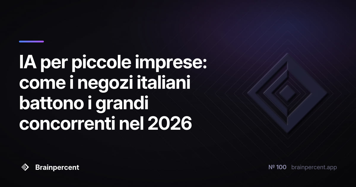 IA per piccole imprese: come i negozi italiani battono i grandi concorrenti nel 2026