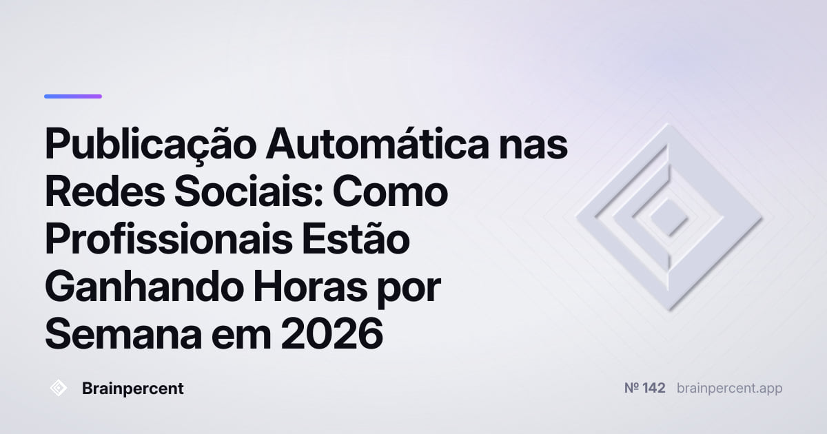 Featured image for: Publicação Automática nas Redes Sociais: Como Profissionais Estão Ganhando Horas por Semana em 2026
