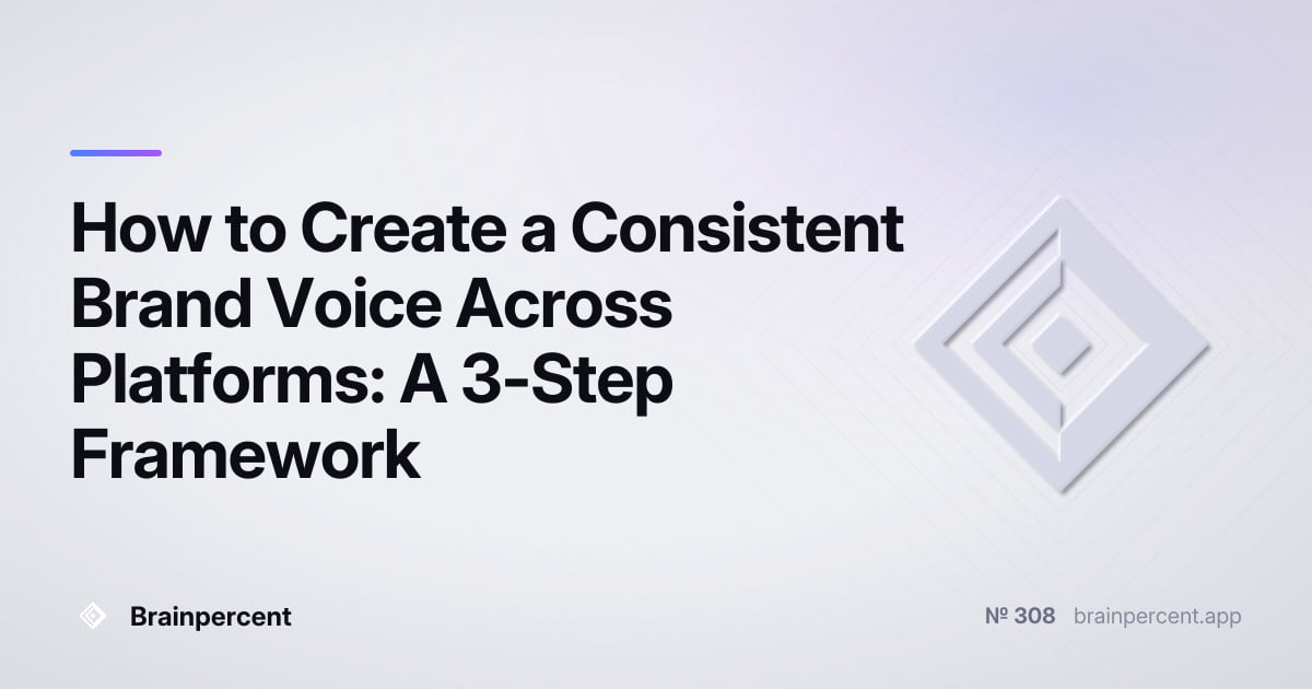 Featured image for: How to Create a Consistent Brand Voice Across Platforms: A 3-Step Framework
