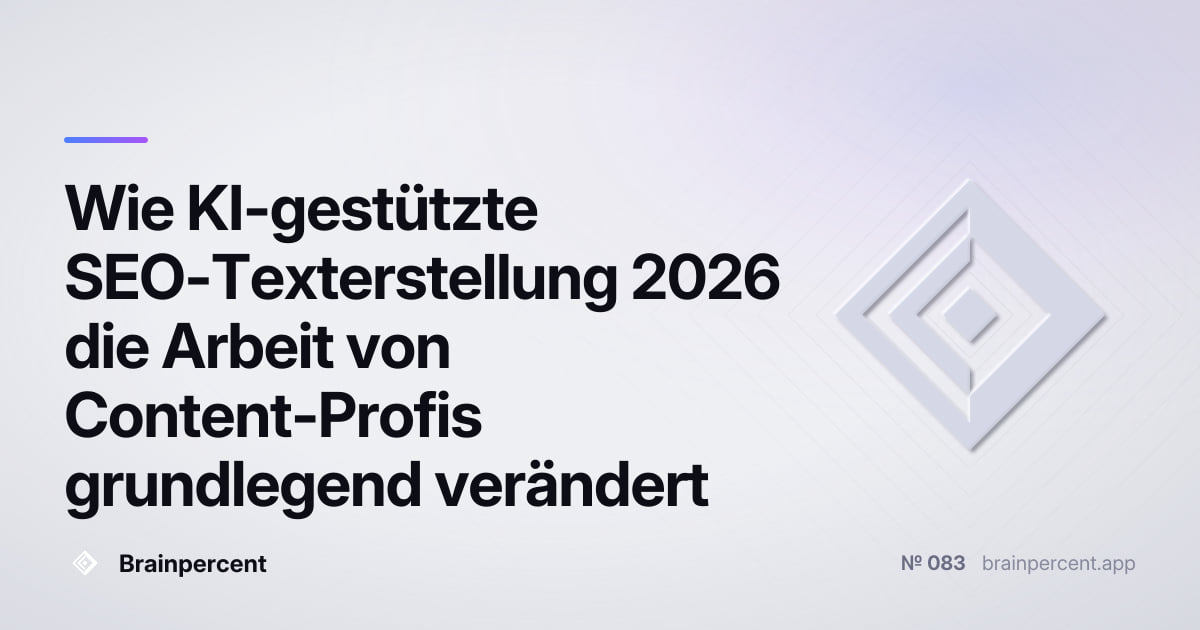 Featured image for: Wie KI-gestützte SEO-Texterstellung 2026 die Arbeit von Content-Profis grundlegend verändert