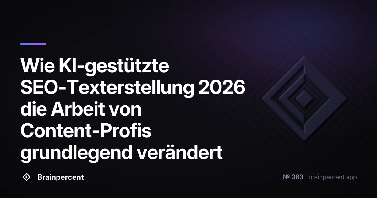 Featured image for: Wie KI-gestützte SEO-Texterstellung 2026 die Arbeit von Content-Profis grundlegend verändert