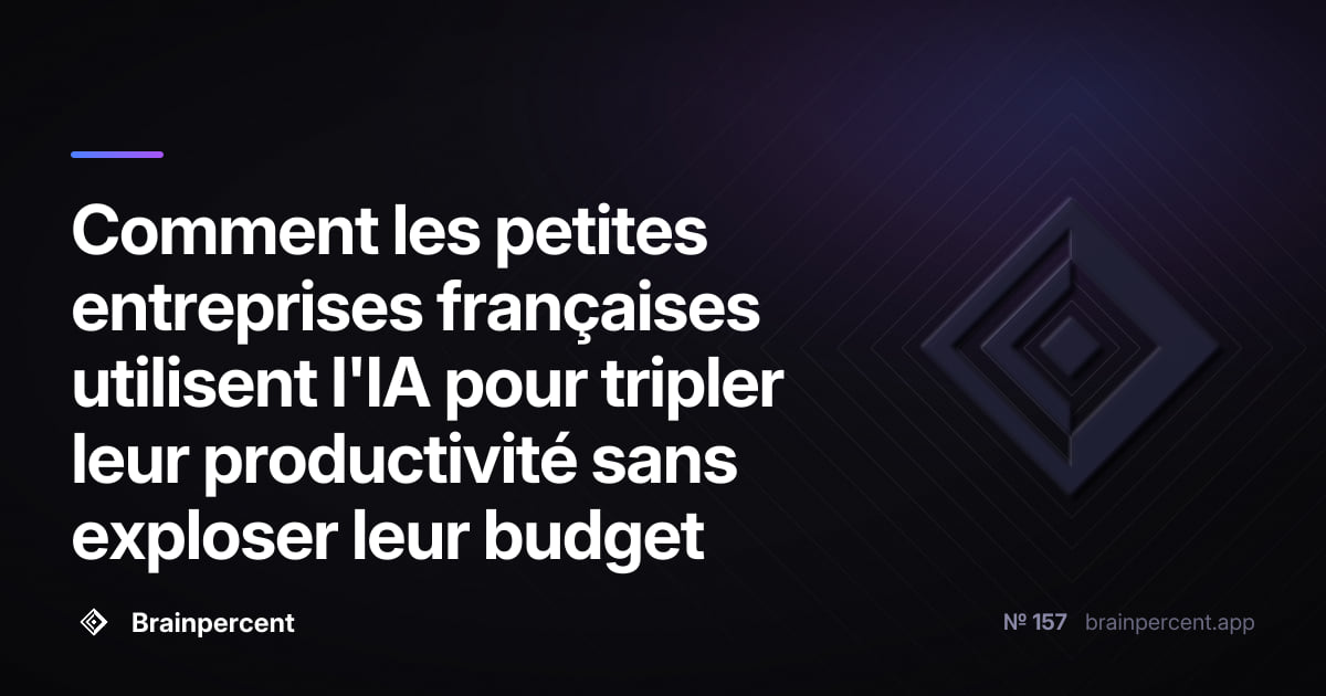 Featured image for: Comment les petites entreprises françaises utilisent l'IA pour tripler leur productivité sans exploser leur budget