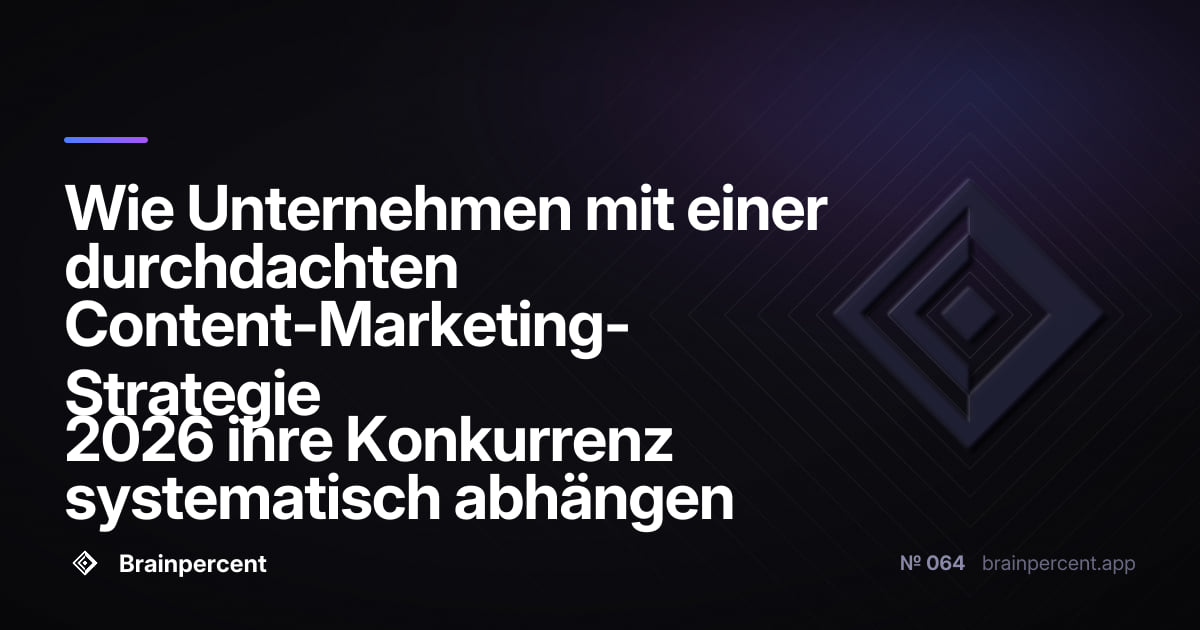 Featured image for: Wie Unternehmen mit einer durchdachten Content-Marketing-Strategie 2026 ihre Konkurrenz systematisch abhängen