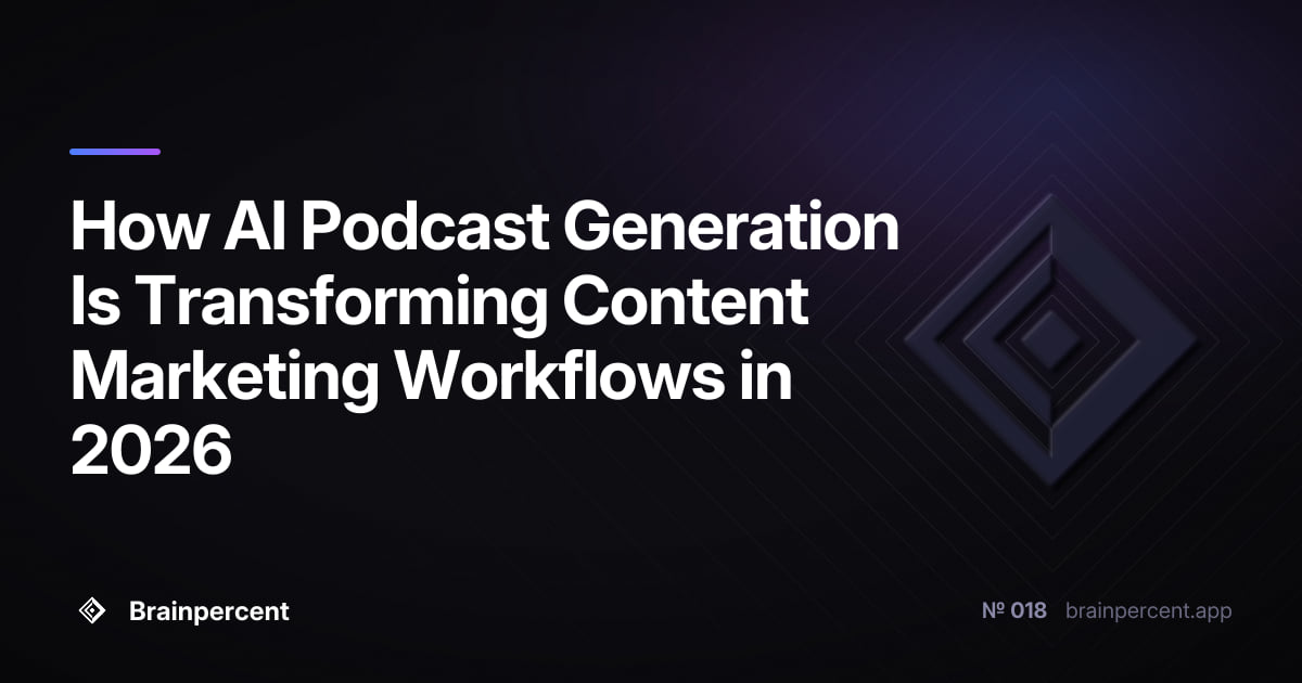 Featured image for: How AI Podcast Generation Is Transforming Content Marketing Workflows in 2026