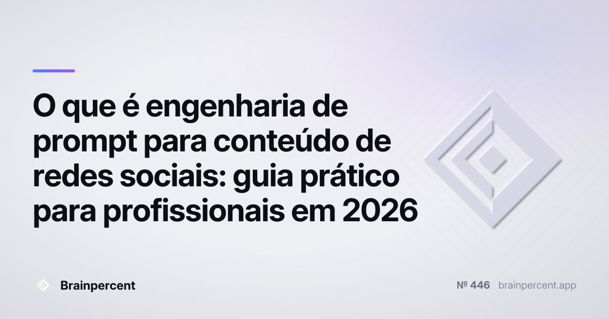 Featured image for: O que é engenharia de prompt para conteúdo de redes sociais: guia prático para profissionais em 2026
