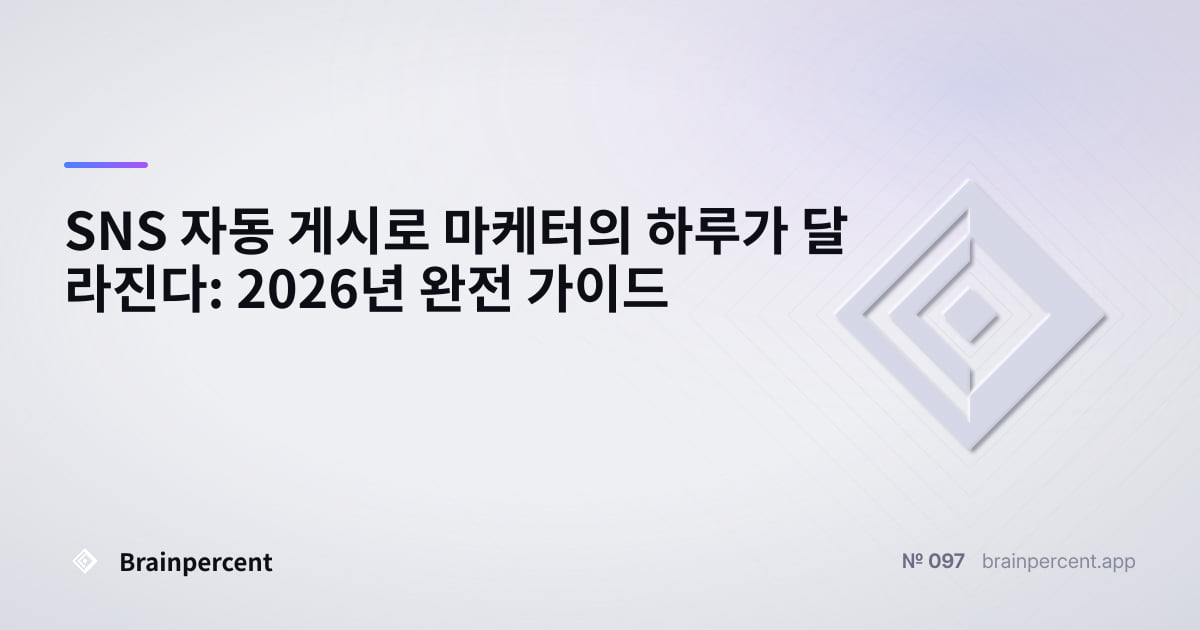 Featured image for: SNS 자동 게시로 마케터의 하루가 달라진다: 2026년 완전 가이드