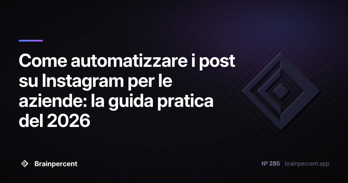 Featured image for: Come automatizzare i post su Instagram per le aziende: la guida pratica del 2026