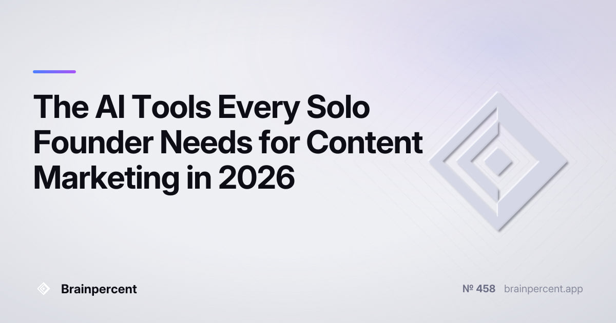 The AI Tools Every Solo Founder Needs for Content Marketing in 2026
