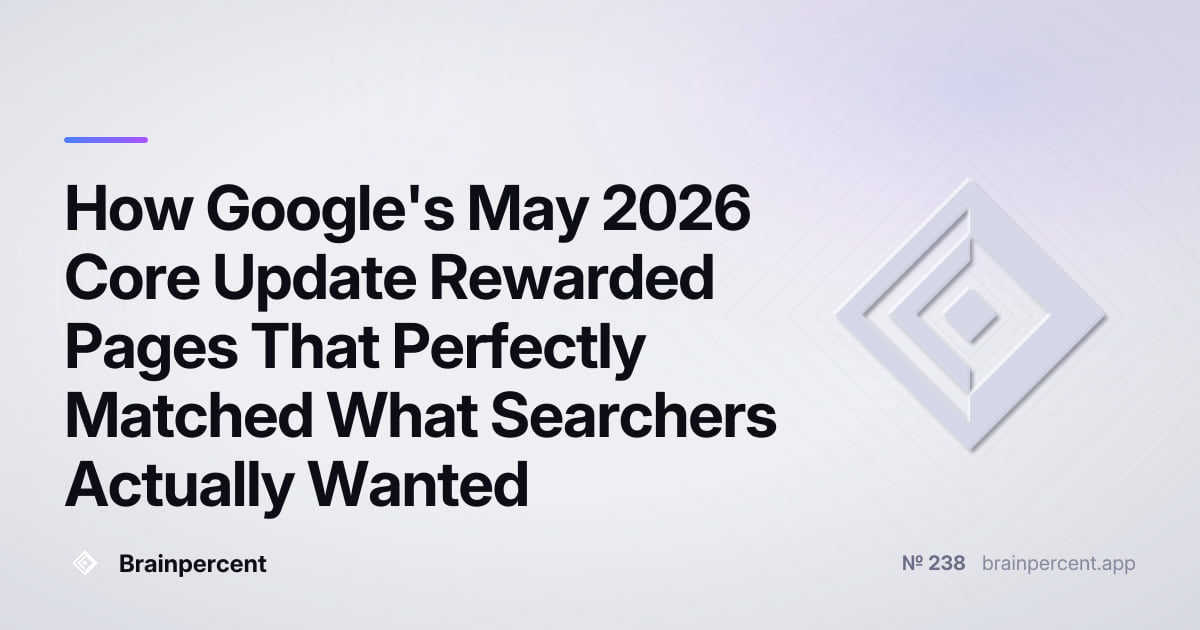 Featured image for: How Google's May 2026 Core Update Rewarded Pages That Perfectly Matched What Searchers Actually Wanted
