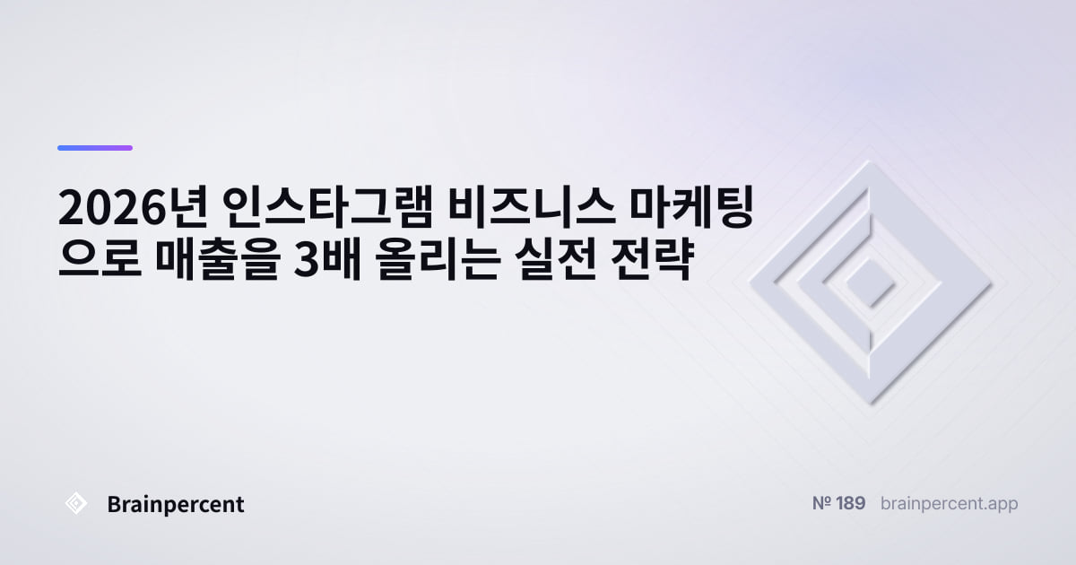 Featured image for: 2026년 인스타그램 비즈니스 마케팅으로 매출을 3배 올리는 실전 전략