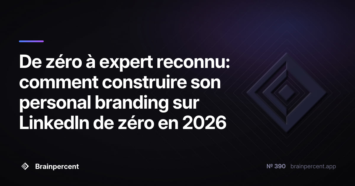 Featured image for: De zéro à expert reconnu: comment construire son personal branding sur LinkedIn de zéro en 2026