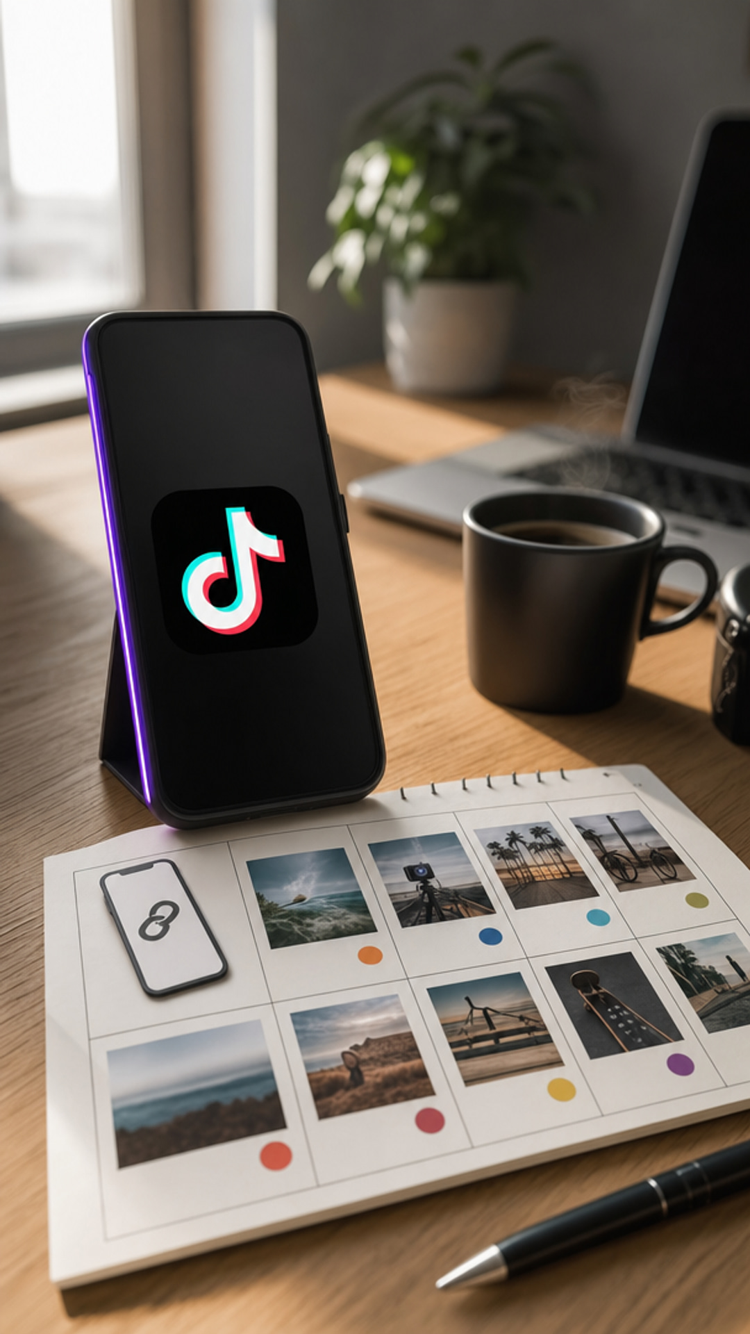 TikTok โ Weekly content calendar from one link