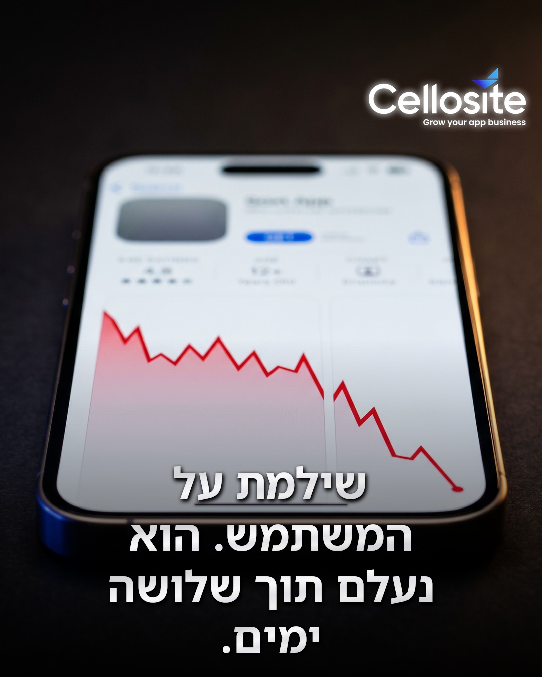 סלוסייט — סוכנות שיווק וקידום אפליקציות: ASO, רכישת משתמשים (User Acquisition), שימור משתמשים (Retention) ואוטומציה שיווקית ל-iOS ואנדרואיד.…