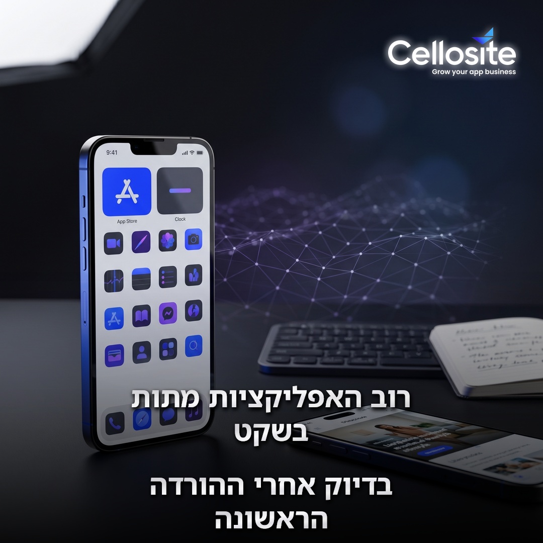 סלוסייט — סוכנות שיווק וקידום אפליקציות: ASO, רכישת משתמשים (User Acquisition), שימור משתמשים (Retention) ואוטומציה שיווקית ל-iOS ואנדרואיד.…