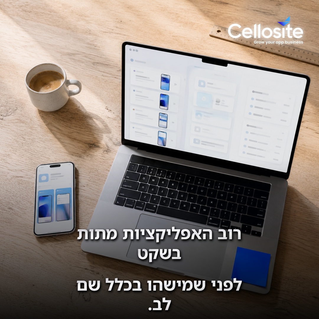 סלוסייט — סוכנות שיווק וקידום אפליקציות: ASO, רכישת משתמשים (User Acquisition), שימור משתמשים (Retention) ואוטומציה שיווקית ל-iOS ואנדרואיד.…