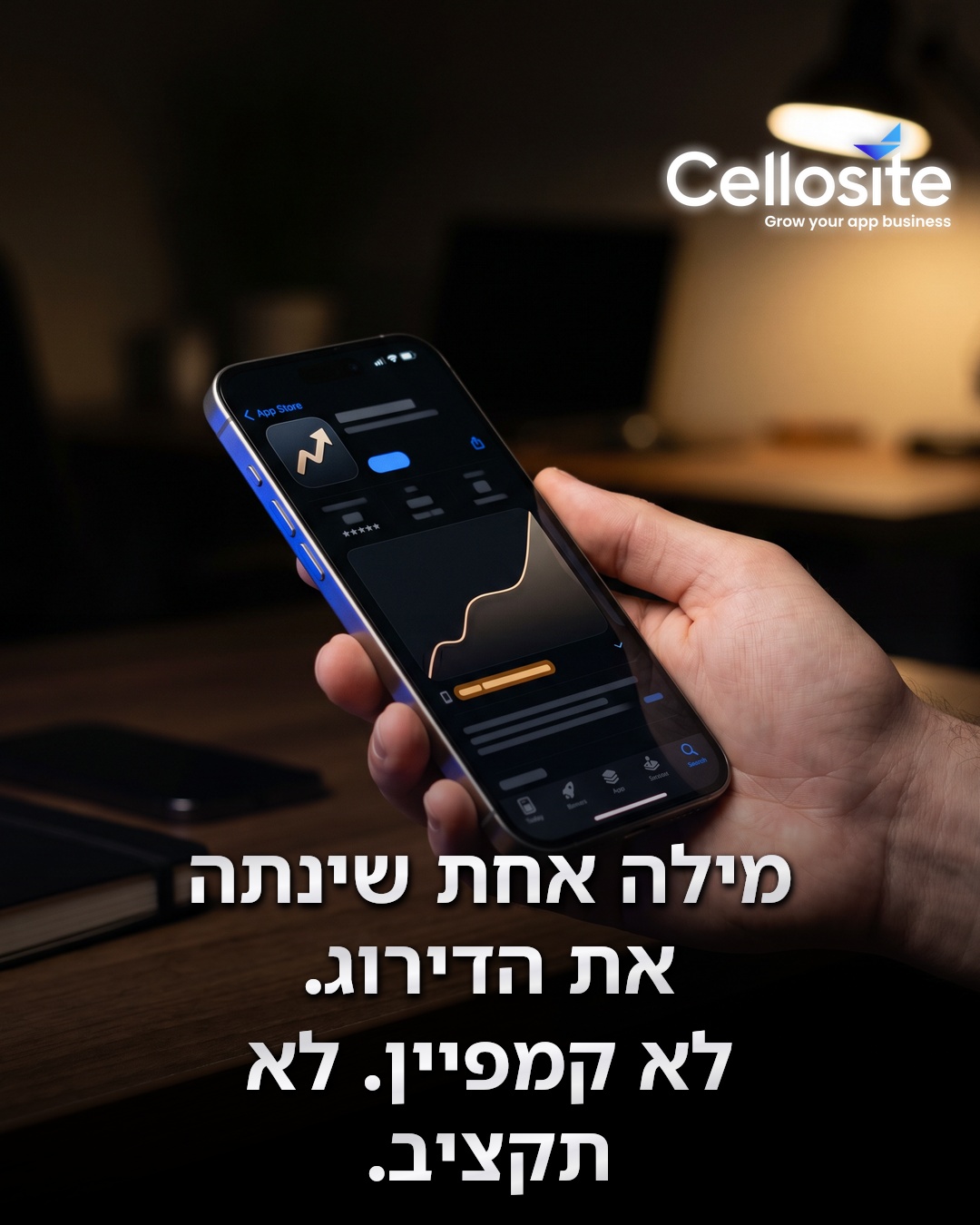 סלוסייט — סוכנות שיווק וקידום אפליקציות: ASO, רכישת משתמשים (User Acquisition), שימור משתמשים (Retention) ואוטומציה שיווקית ל-iOS ואנדרואיד.…