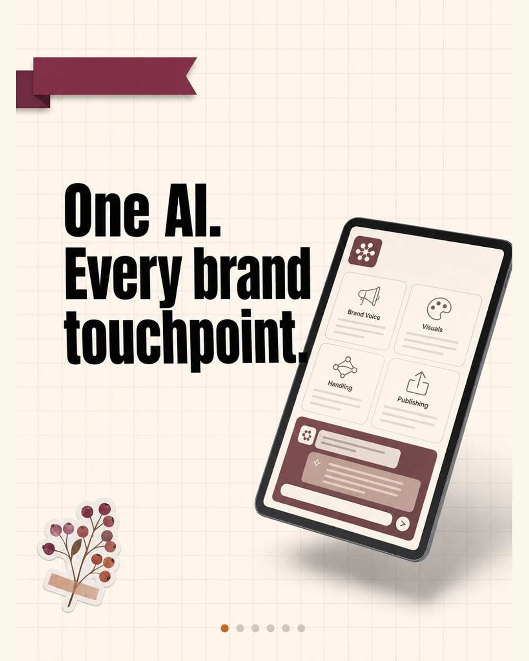 Brainpercent runs your brand's content the way a full marketing team would, minus the headcount. It learns your brand on
