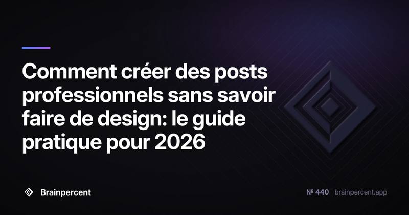 Comment créer des posts professionnels sans savoir faire de design: le guide pratique pour 2026