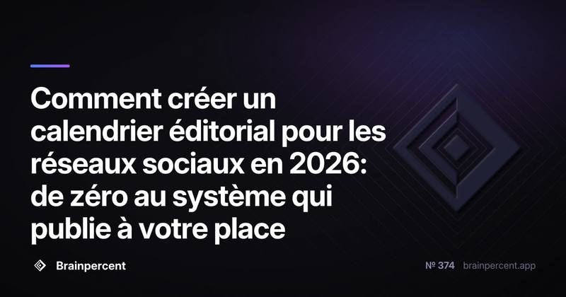 Comment créer un calendrier éditorial pour les réseaux sociaux en 2026: de zéro au système qui publie à votre place