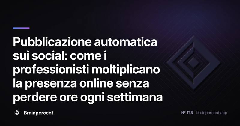 Pubblicazione automatica sui social: come i professionisti moltiplicano la presenza online senza perdere ore ogni settimana