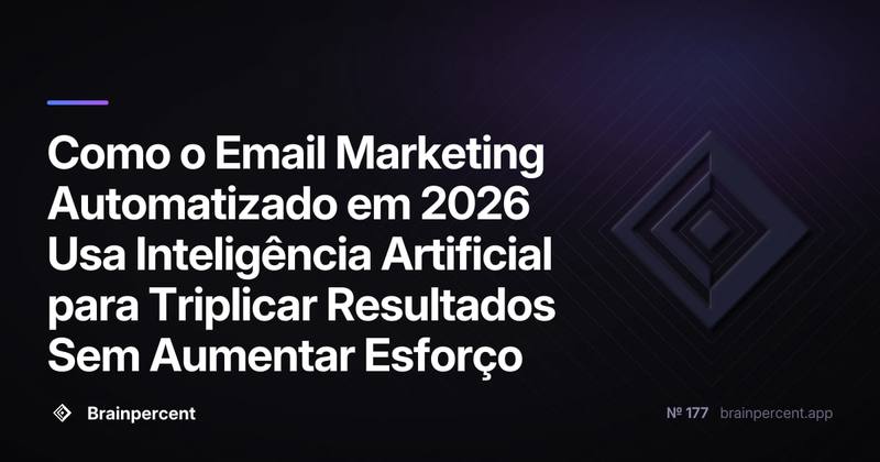 Como o Email Marketing Automatizado em 2026 Usa Inteligência Artificial para Triplicar Resultados Sem Aumentar Esforço